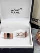 Copy Mont Blanc Rose Gold Cufflinks set with black elements (5)_th.jpg